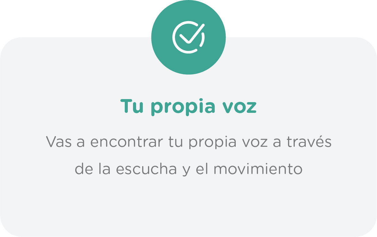 tu propia voz